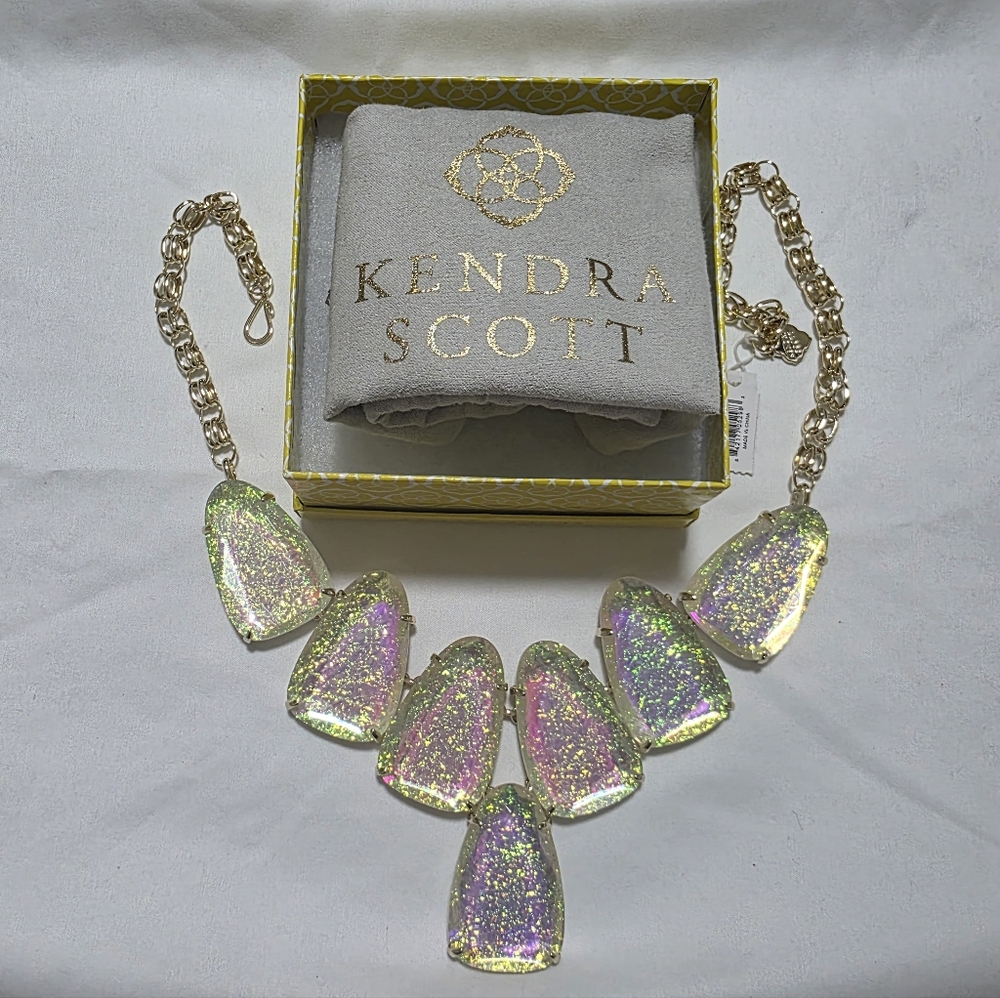 Kendra Scott Dichroic Glass Iridescent Harlow Texas Limited Edition